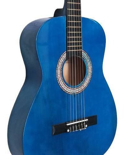 Guitarra Criolla Clasica Romulo Garcia Azul 3 4 Mediana Music Shaker