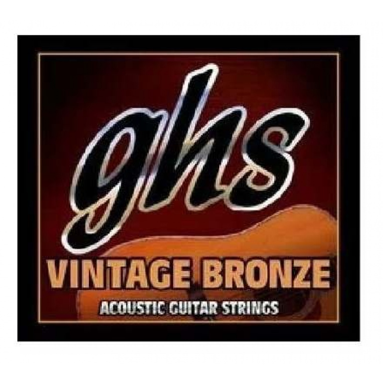 Encordado Guitarra Acustica Ghs Vintage Bronze 010 Music Shaker