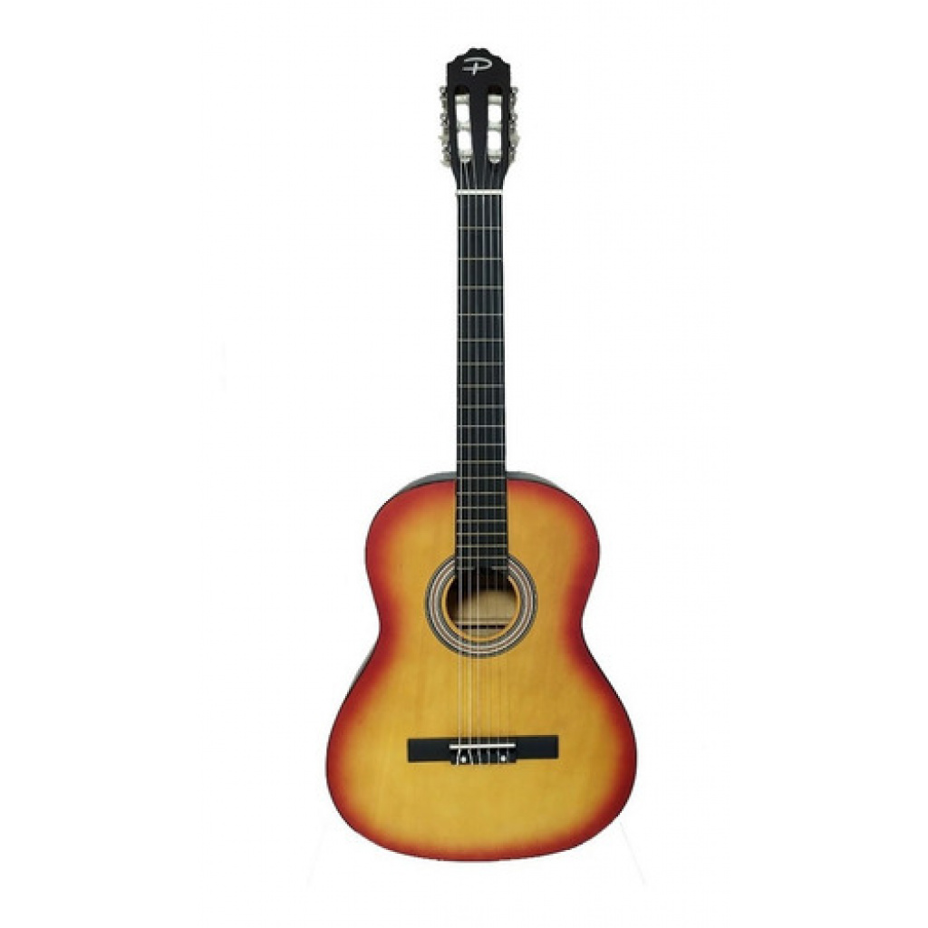 Guitarra Cl Sica Criolla Parquer Custom Sunburst Mate Funda Music Shaker