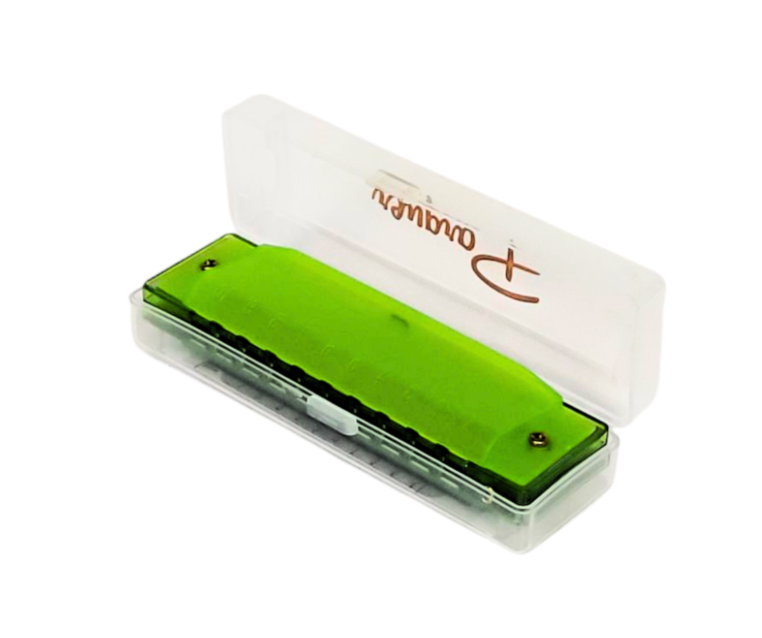 Armónica Parquer Plástico Verde 10 Celdas en Do