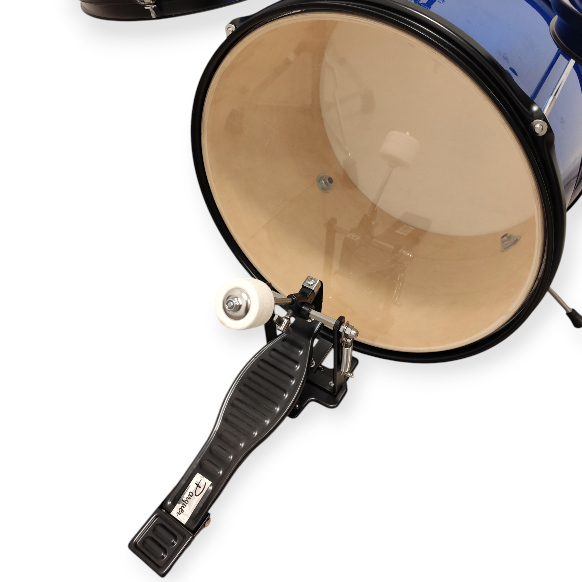 Batería Niños Infantil Parquer AZUL, Pedal, Banqueta, Plato - Imagen 5