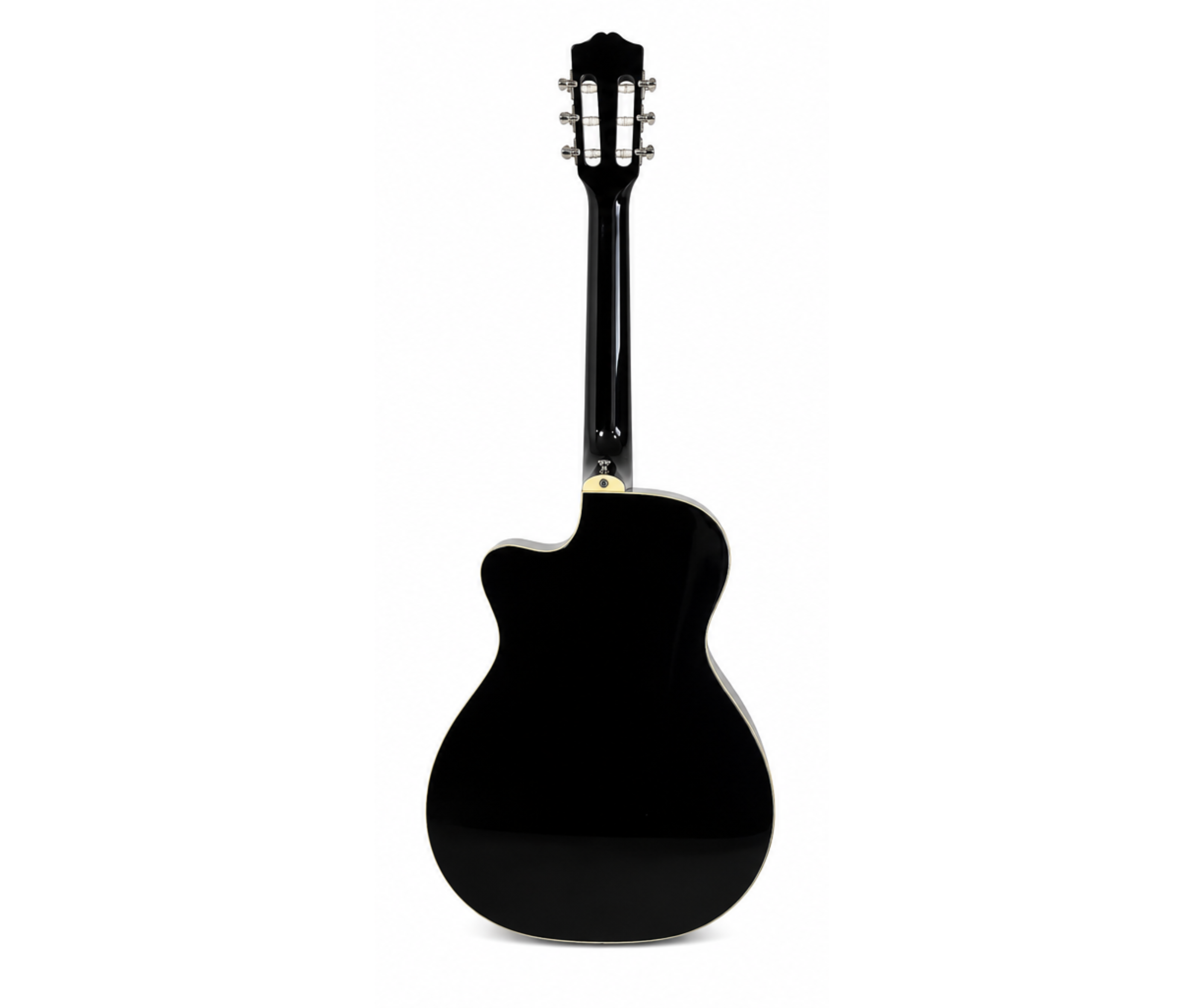 Guitarra Electroacústica Parquer Custom Apx Negra Corte - Imagen 7