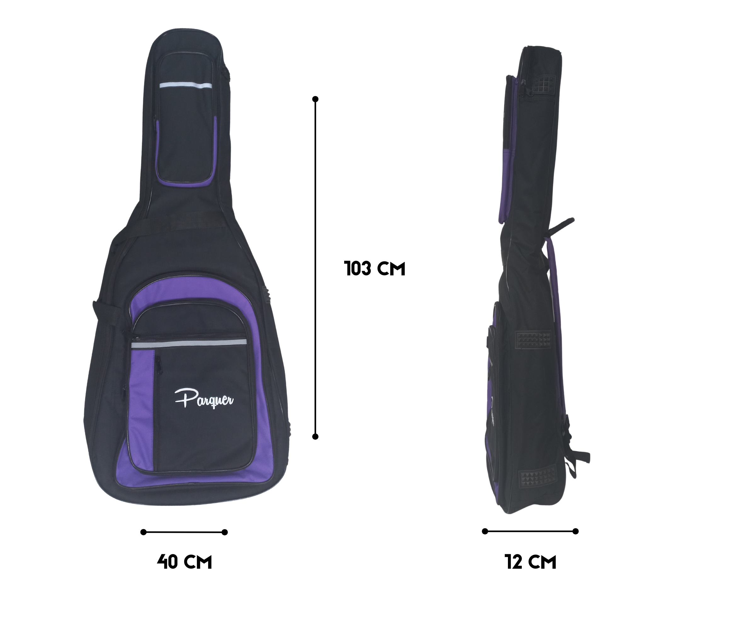 Funda de Guitarra Criolla Acolchado Parquer - Imagen 3