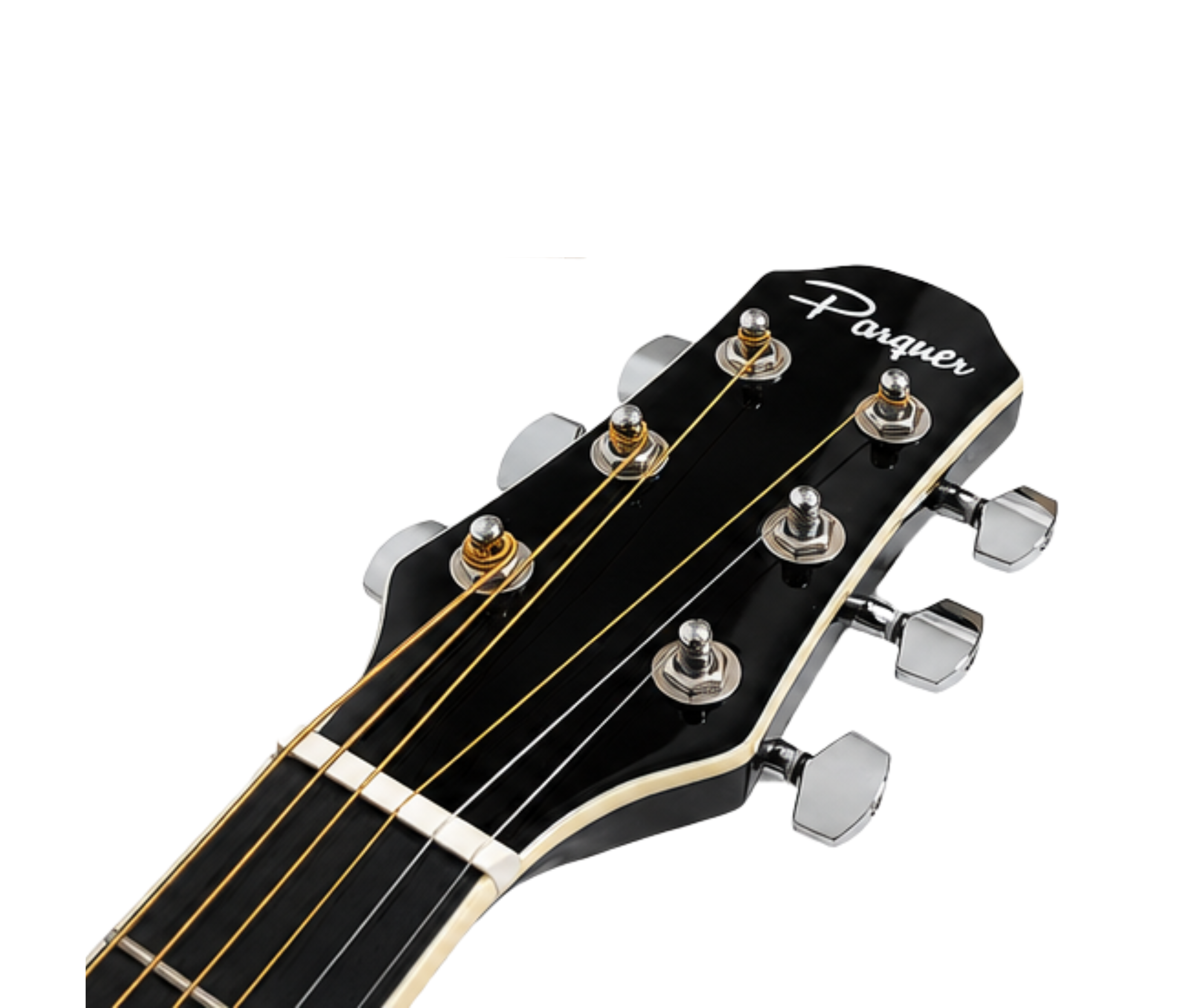 Guitarra Electroacústica Parquer Custom Apx Negra Corte - Imagen 8