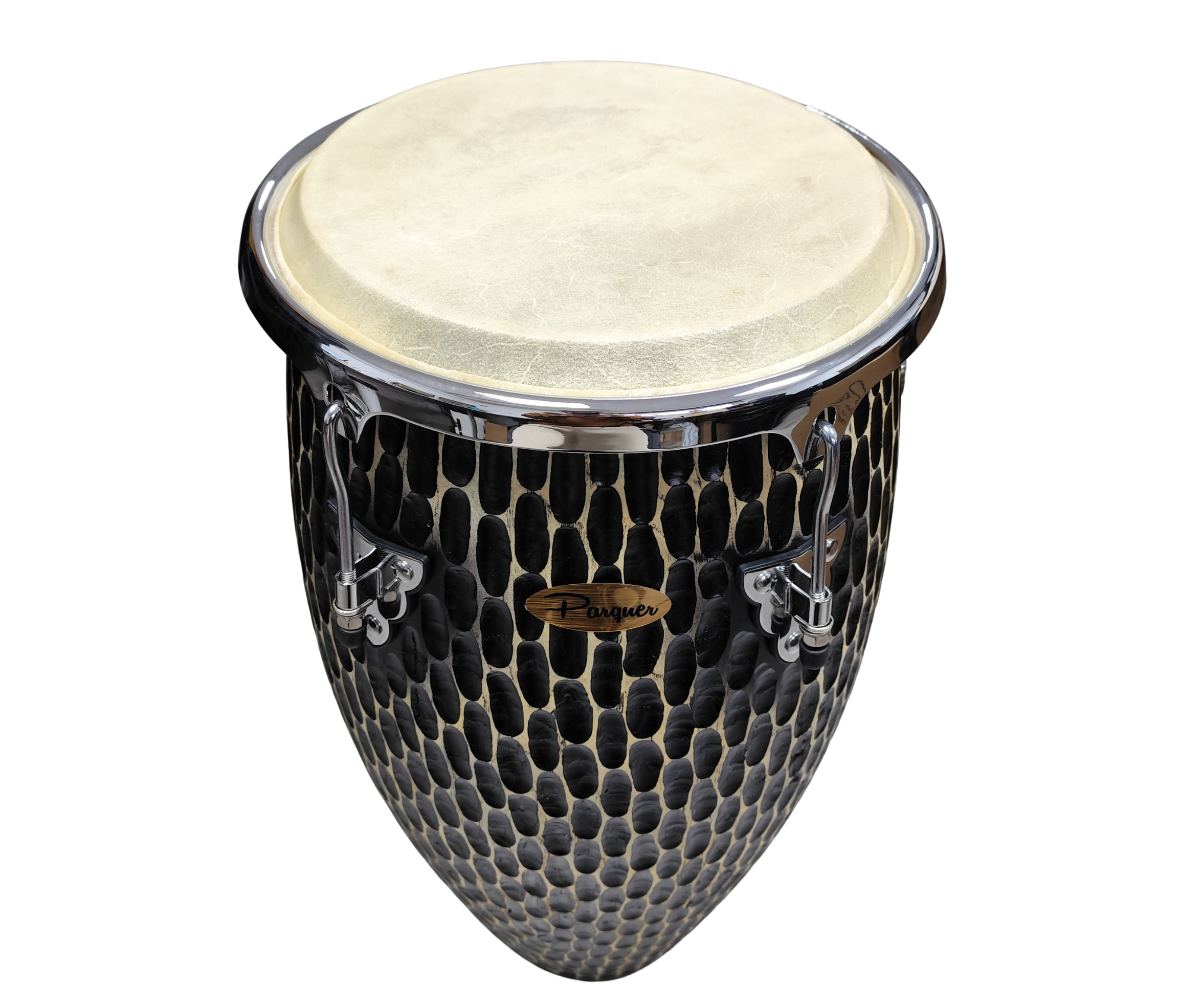 Conga Parquer Fantasy 11 3/4 Madera Oscura Mate Escamada