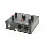 Consola Mixer Interfaz Hügel 2 Canales Pc USB Guitarra - Imagen 3