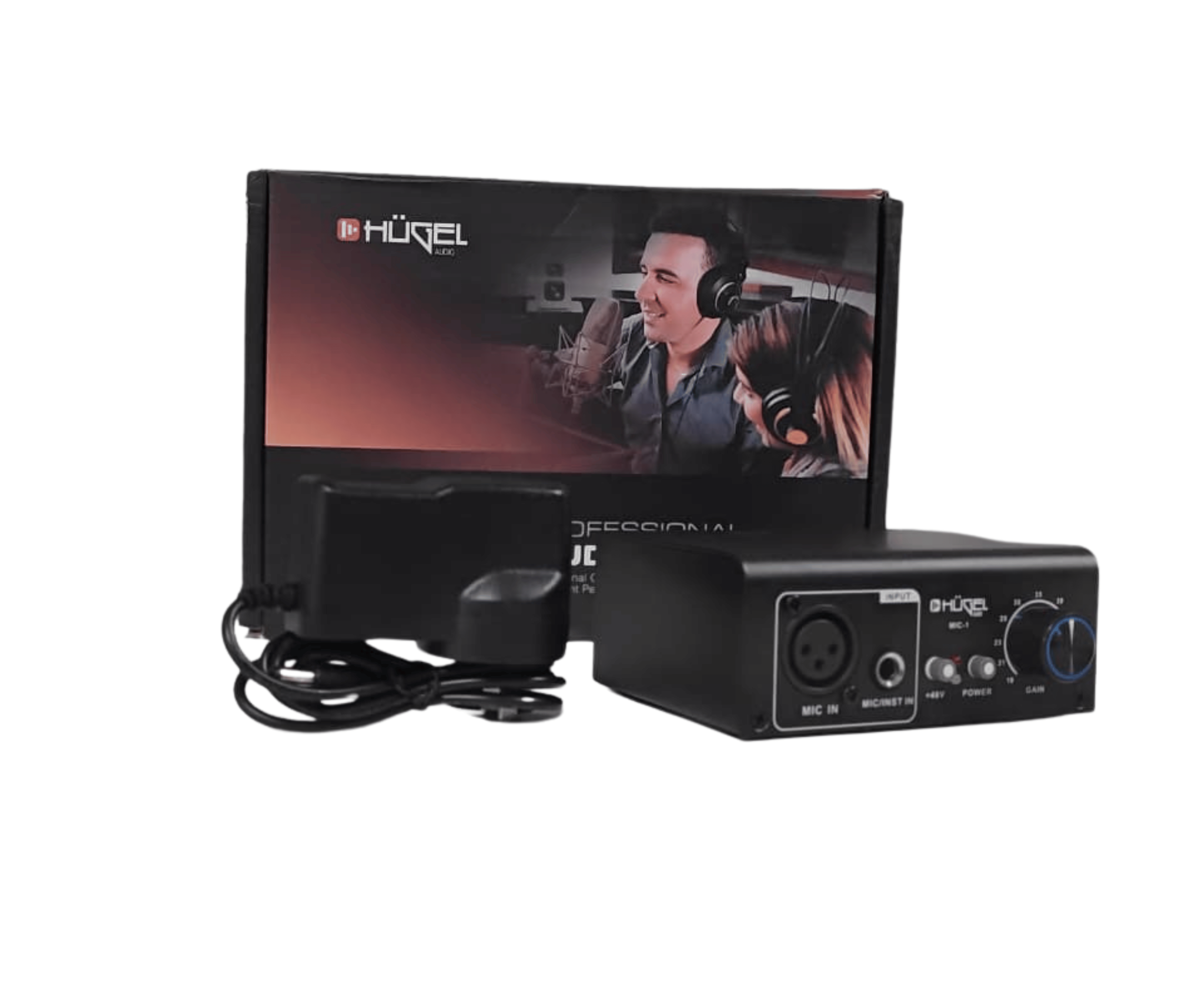 Preamplificador Microfono Hügel Mic-1 Phantom Power Xlr Line - Imagen 7