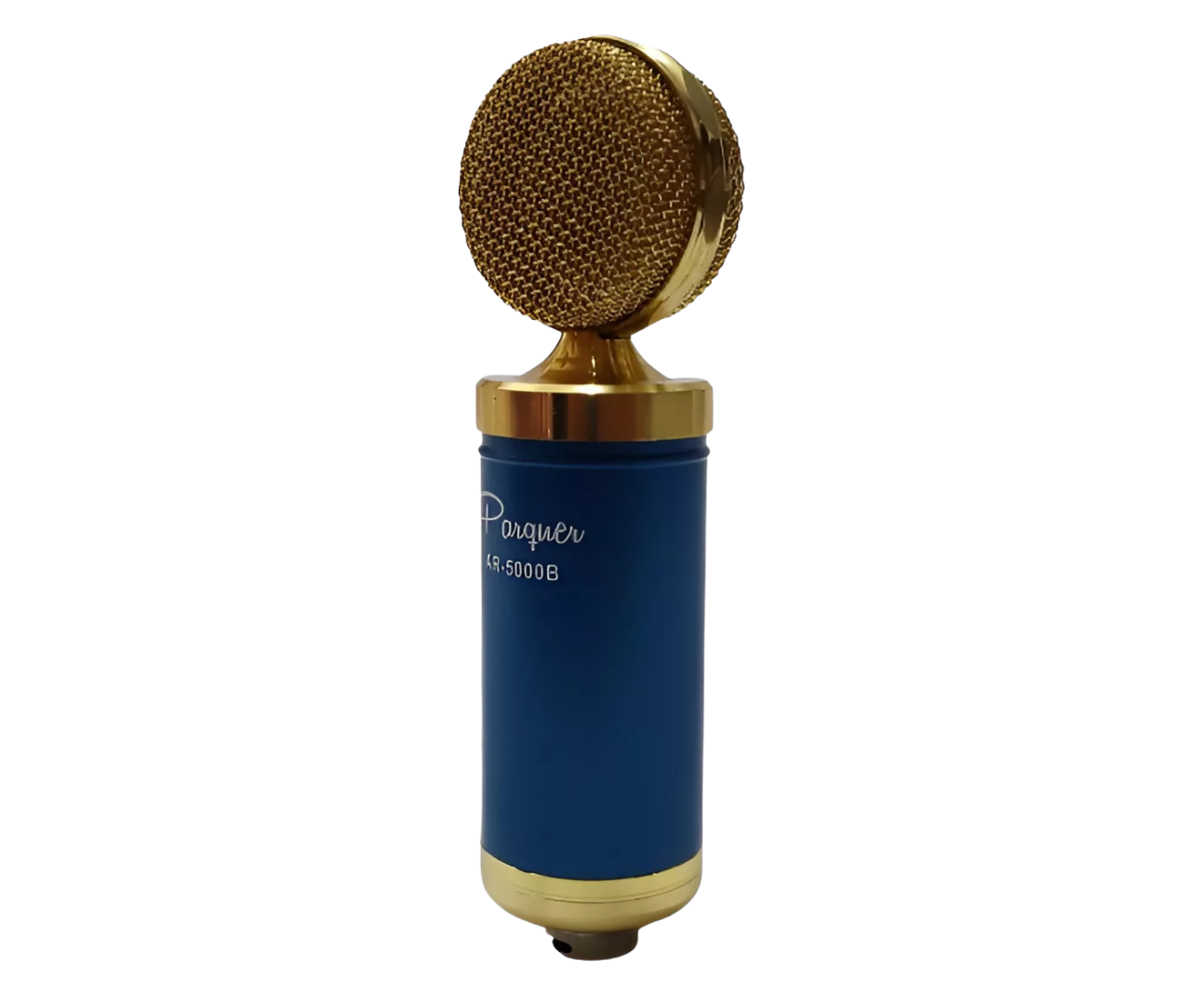 Micrófono Condenser Parquer Cardioide Azul Amarillo