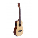 Guitarra Electroacústica Parquer 3/4 Tipo Baby Taylor - Imagen 2