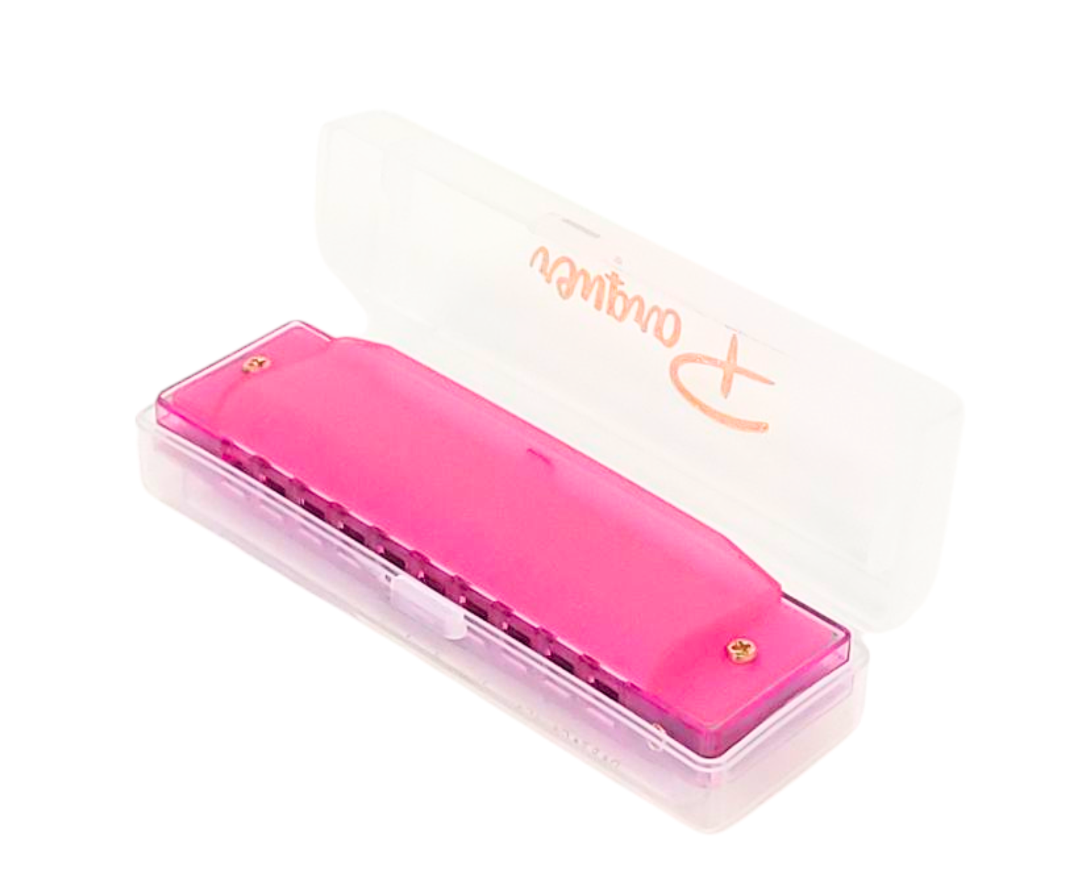 Armónica Parquer Plástico Rosa 10 Celdas en Do