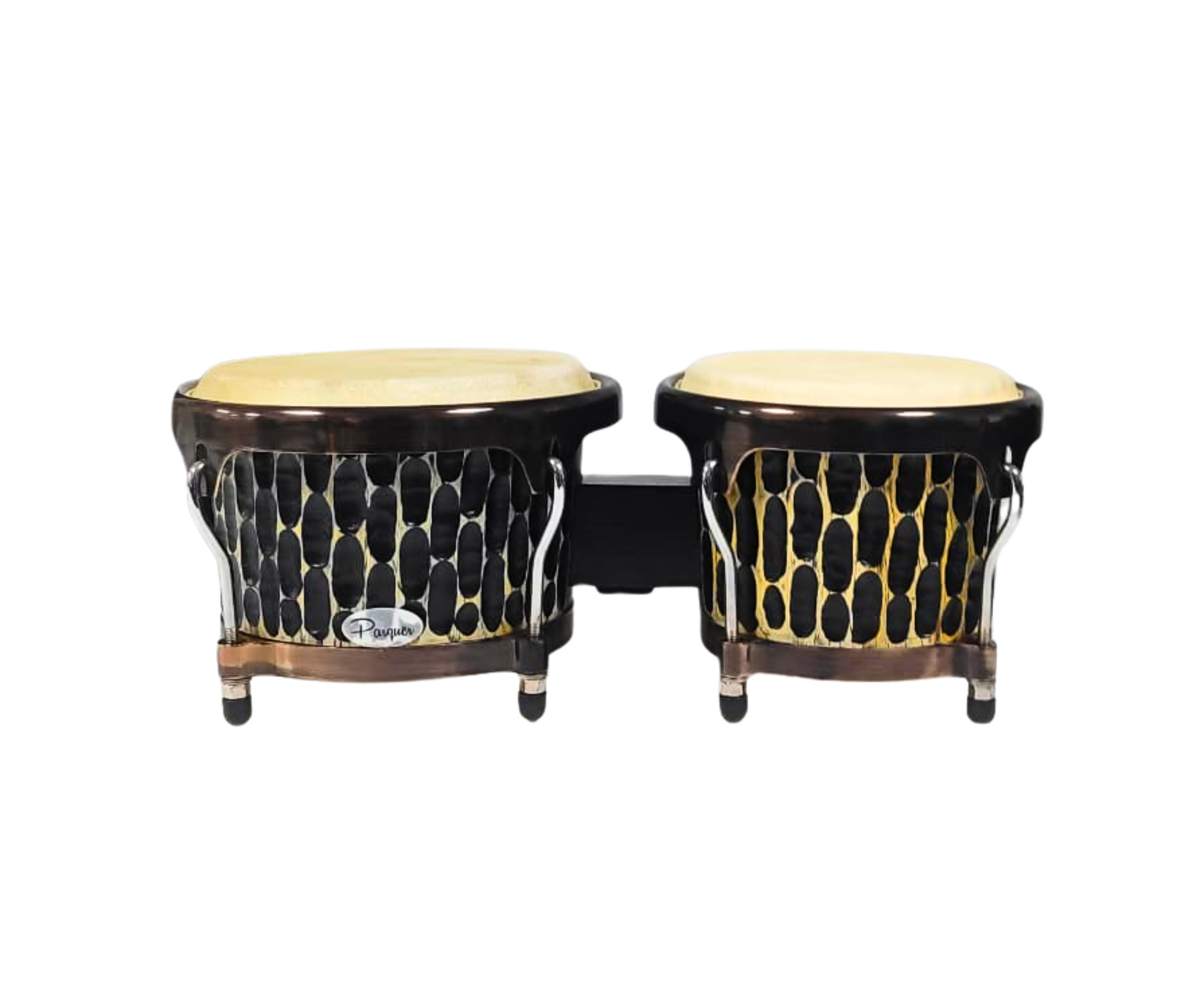 Bongo Parquer Fantasy 7 y 8,5 Madera Oscura Mate Escarbada