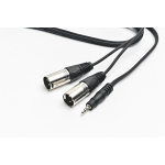 Cable Profesional Mini Plug a 2 Canon Xlr Pro Audio 1,8 Mts