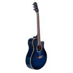 Guitarra Electroacústica Parquer Custom Azul Apx con Corte