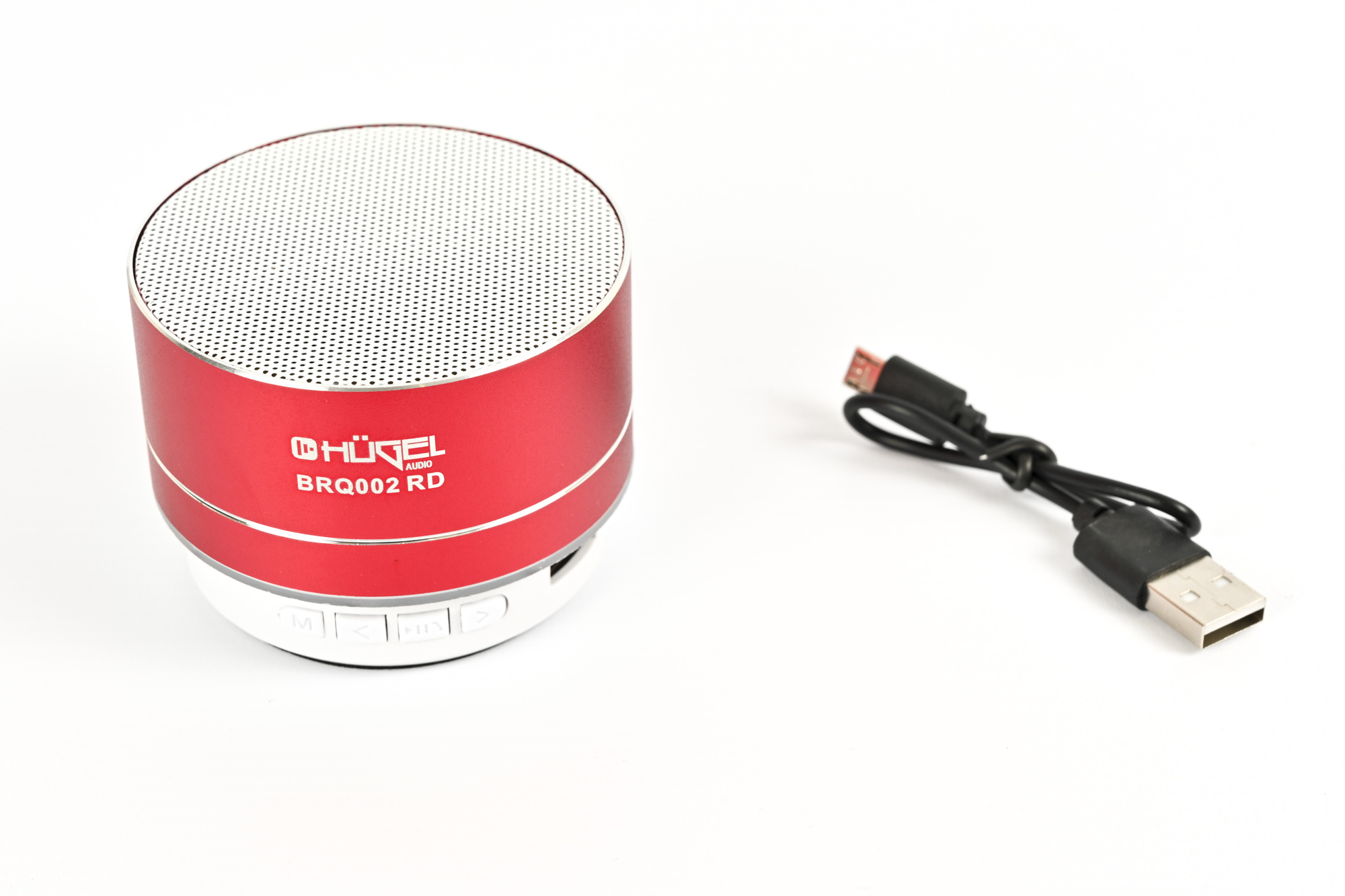 Parlante Bluetooth Hügel S51 Portatil Grande 5w Rojo - Music Shaker