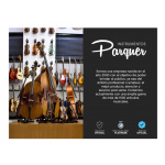 Guitarra Electroacústica Parquer Tipo Godin Media Caja Nat - Imagen 4