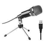 Microfono Condenser Hügel P/ Pc Streaming Gaming USB Soporte - Imagen 2