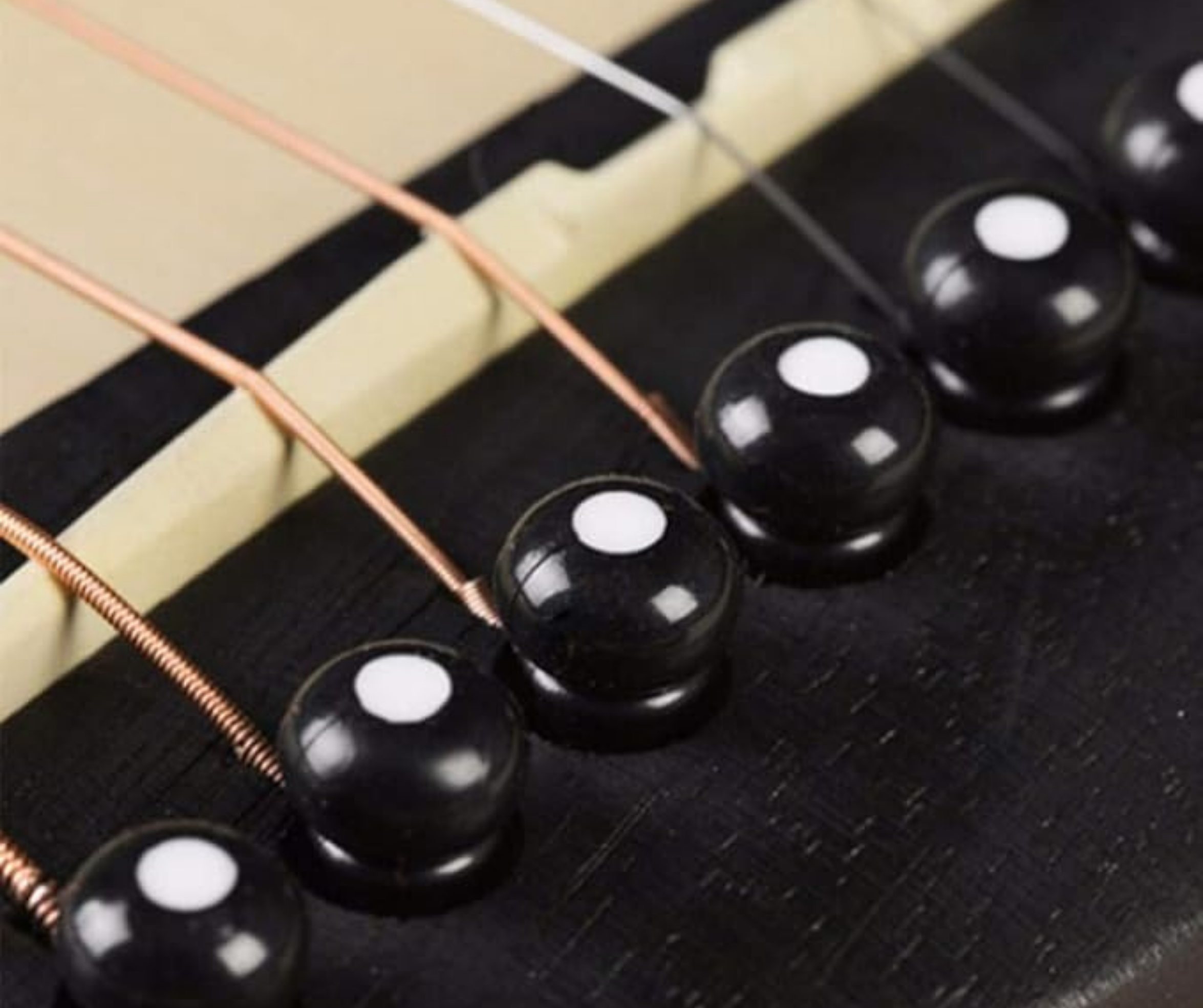 Pin Guitarra Acustica Alice Plástico Negro X 1 - Imagen 3