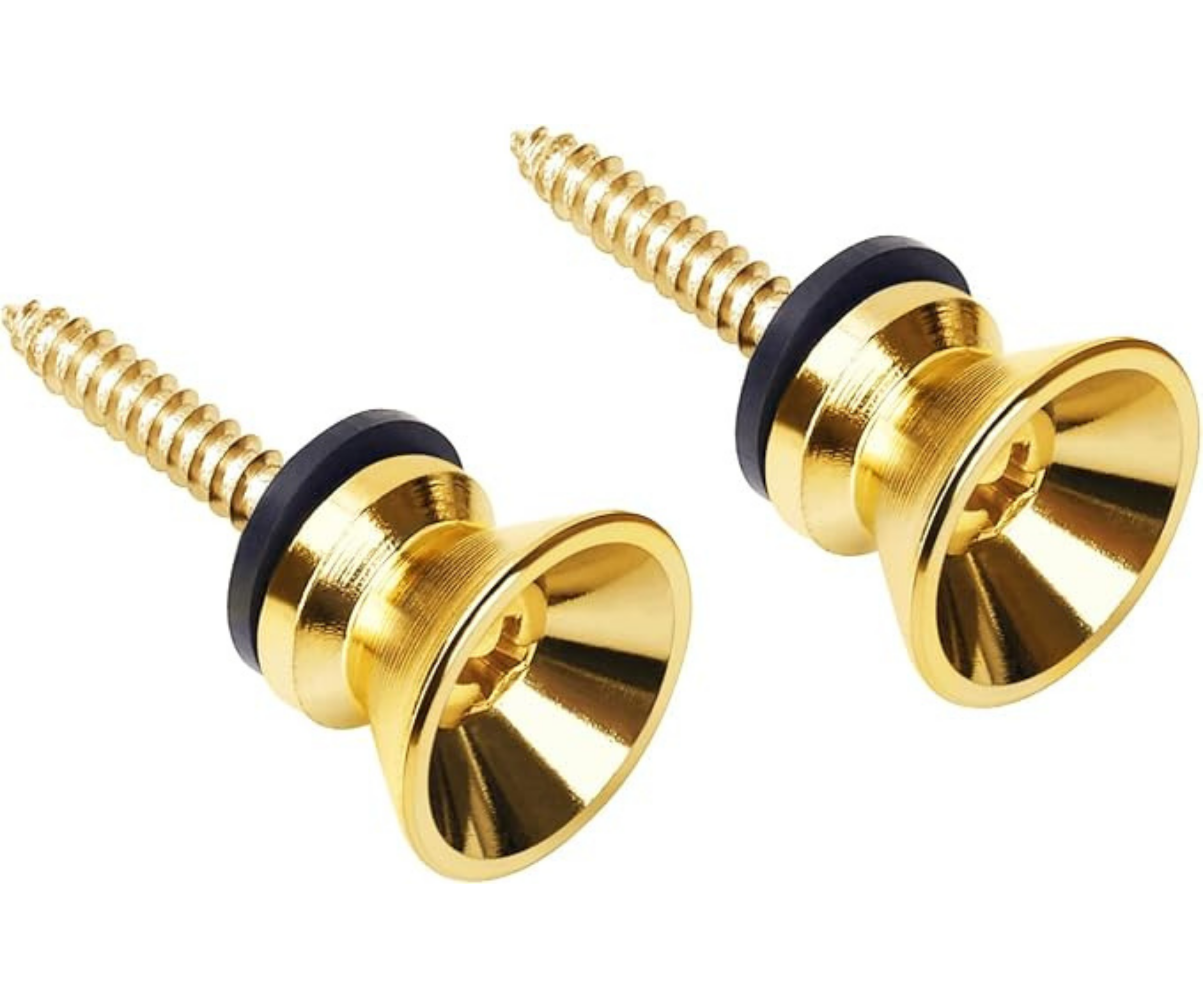 End Pin Para Guitarra Alice Metalico Dorado - Imagen 3