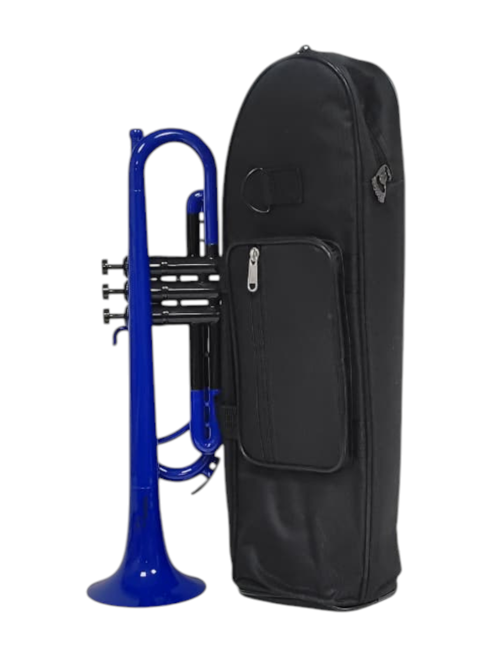 Trompeta de Plástico Parquer Azul en Bb con Funda