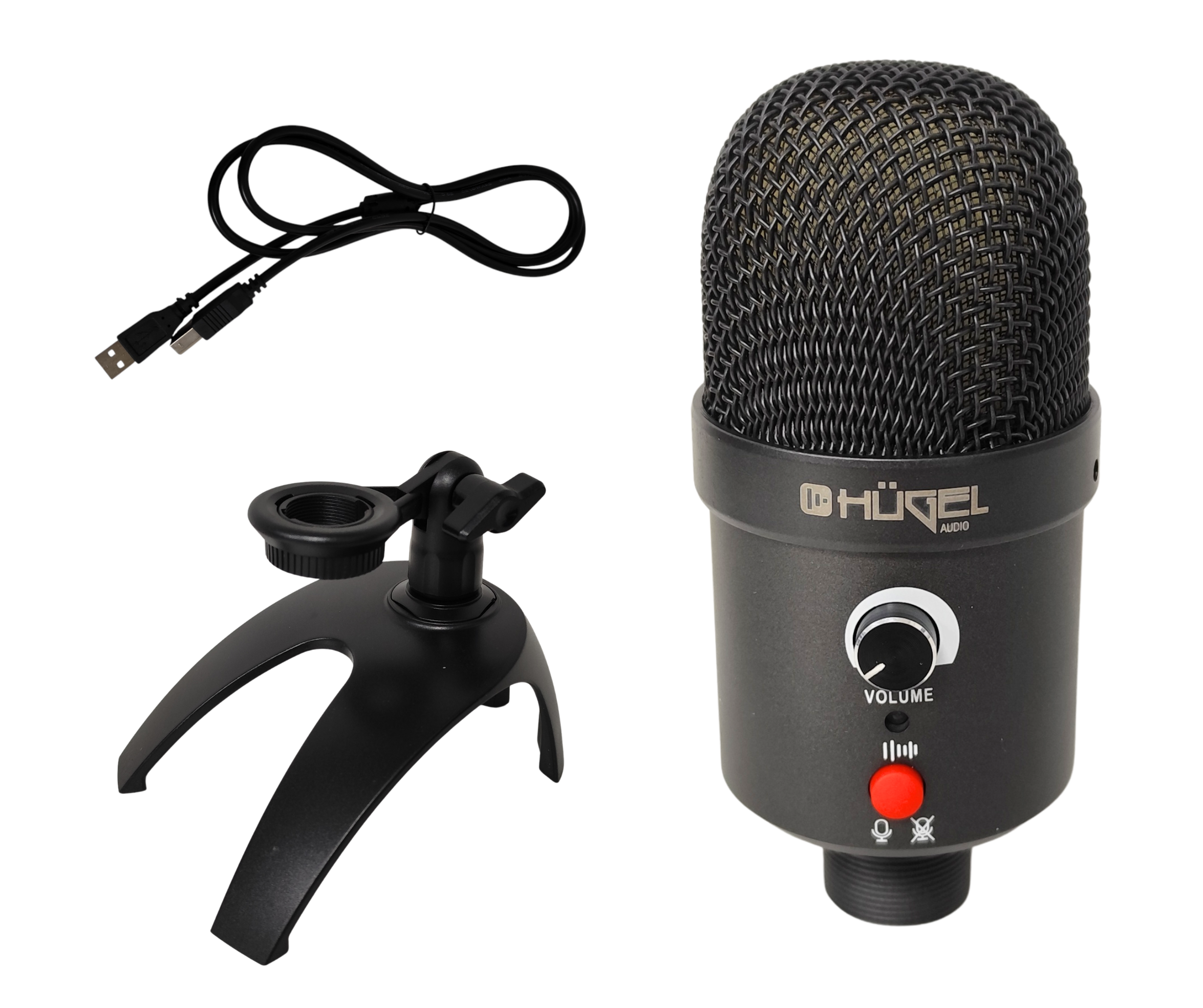 Micrófono Condenser Hügel Bl-806 Streaming Gaming Grabación