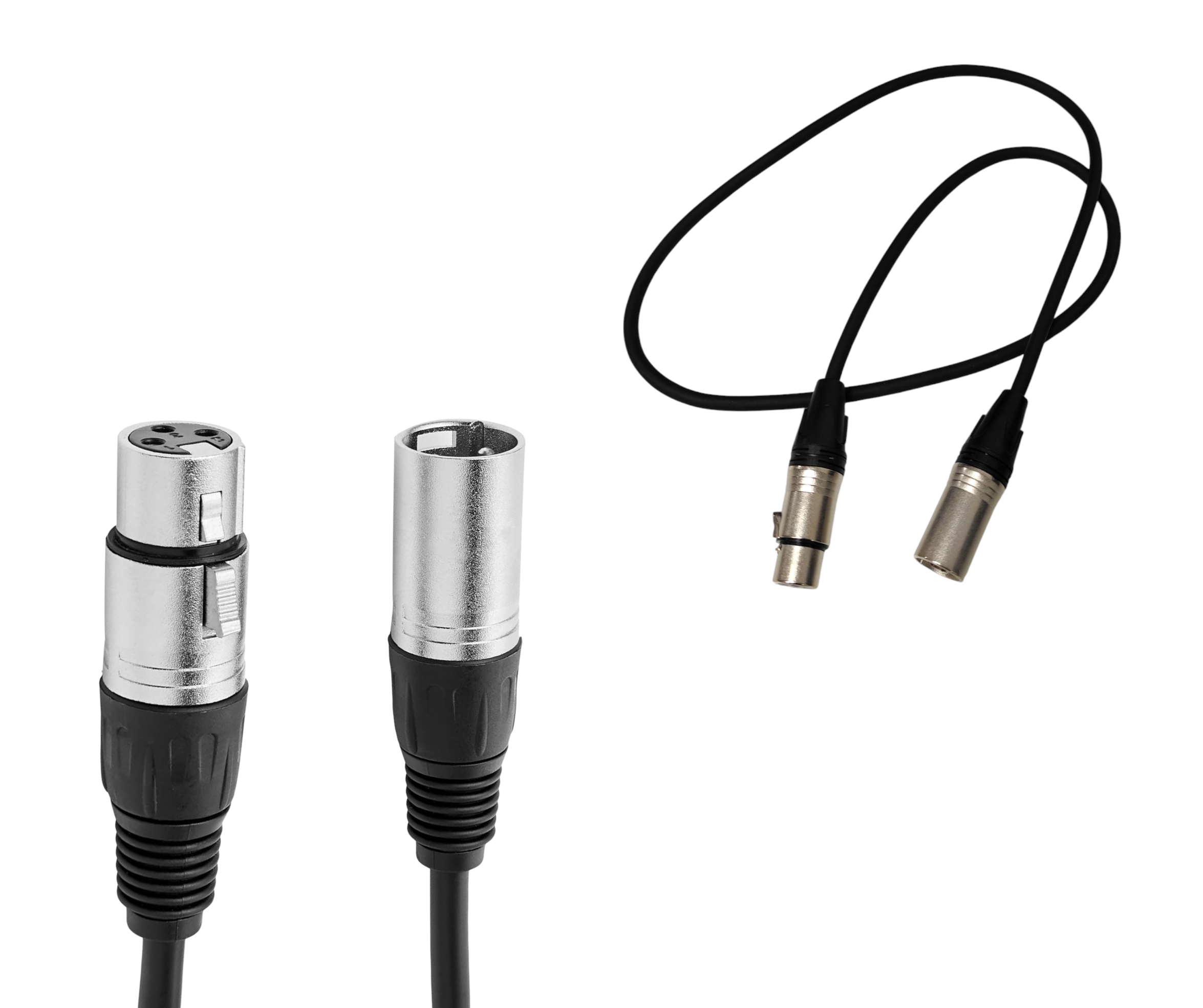 Cable Canon XLR Parquer de 1 Metro Para Micrófono