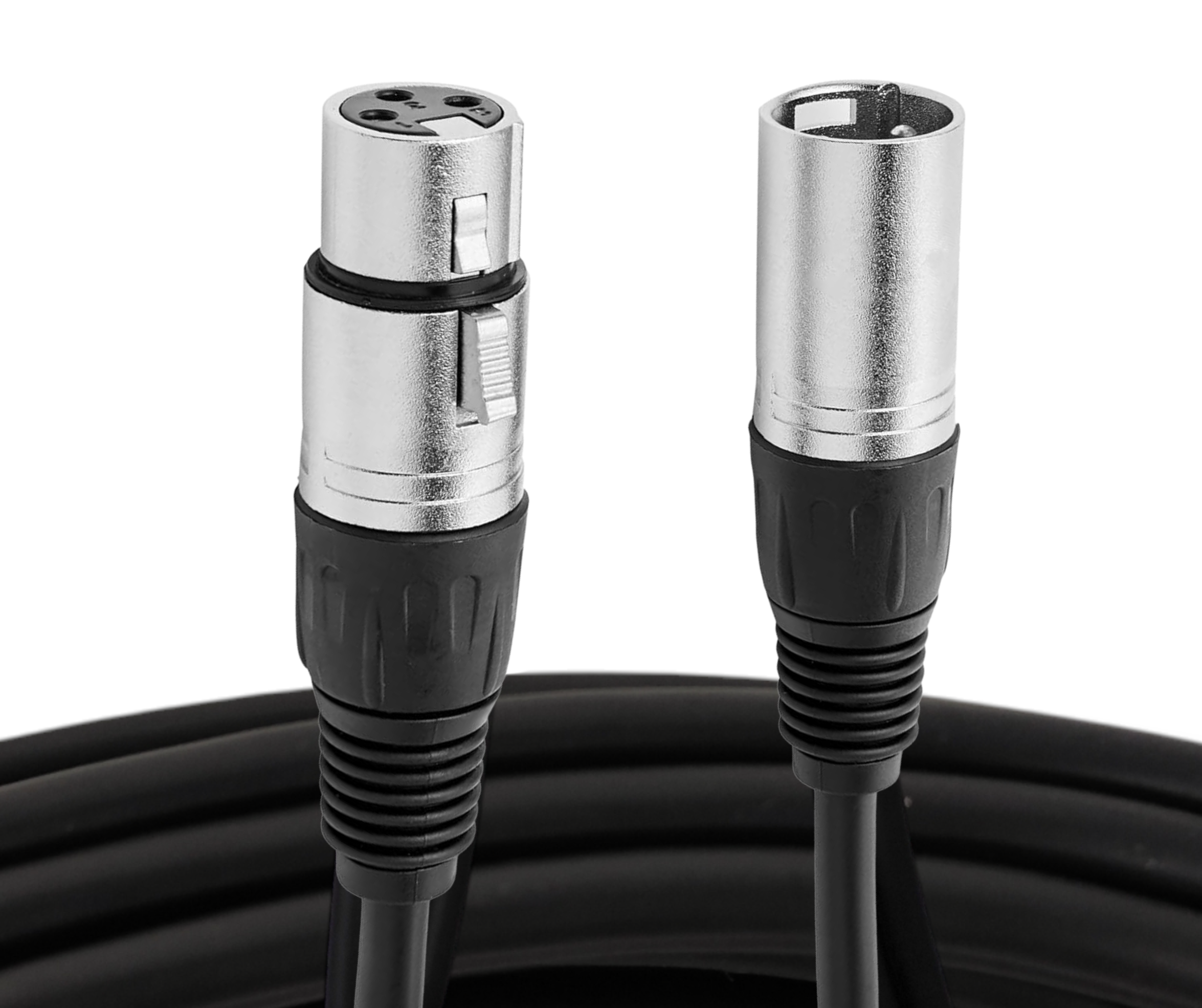 Cable Canon XLR Parquer de 1 Metro Para Micrófono - Imagen 2