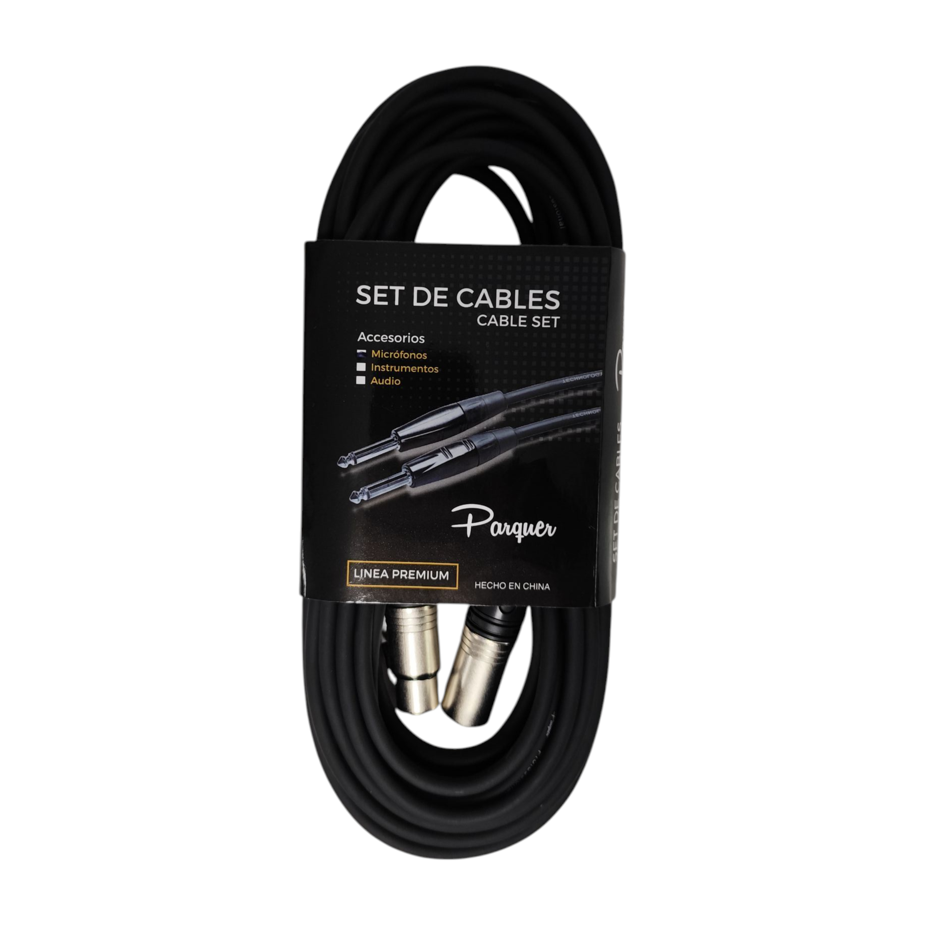 Cable Microfono Canon / Xlr Parquer 10 Metros Ficha Metal