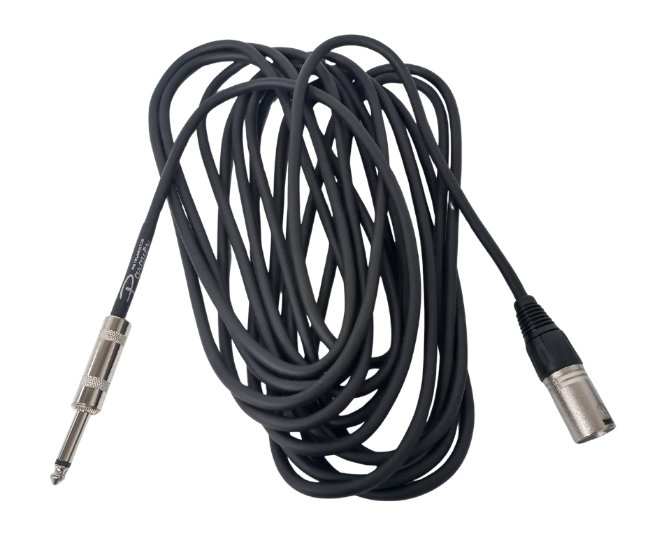 Cable Profesional Pquer Plug Mono a Canon Xlr Macho de 7,6 metros - Imagen 3