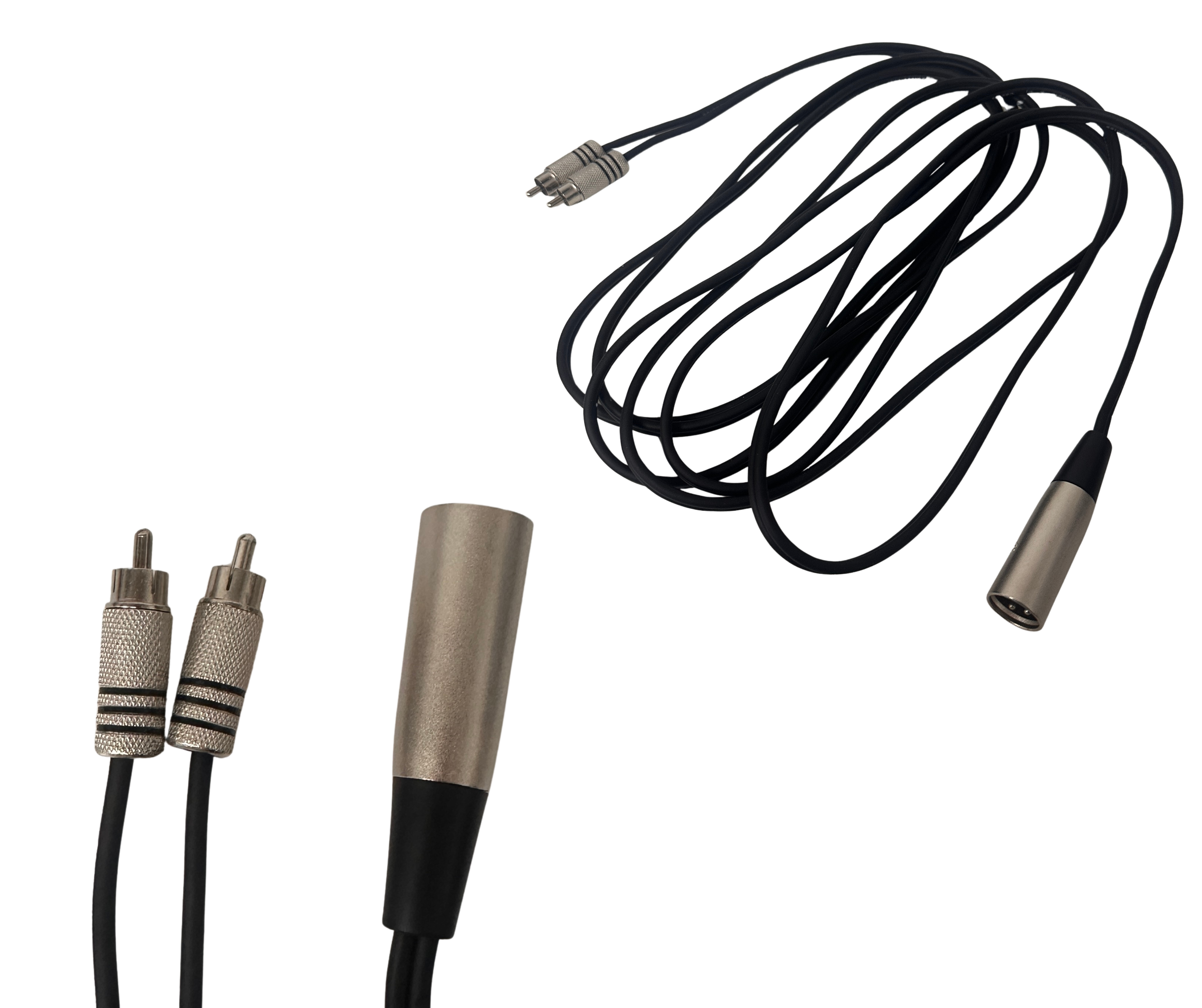 Cable Profesional Pro Audio Rca a Canon Xlr Macho 3,6 Mts