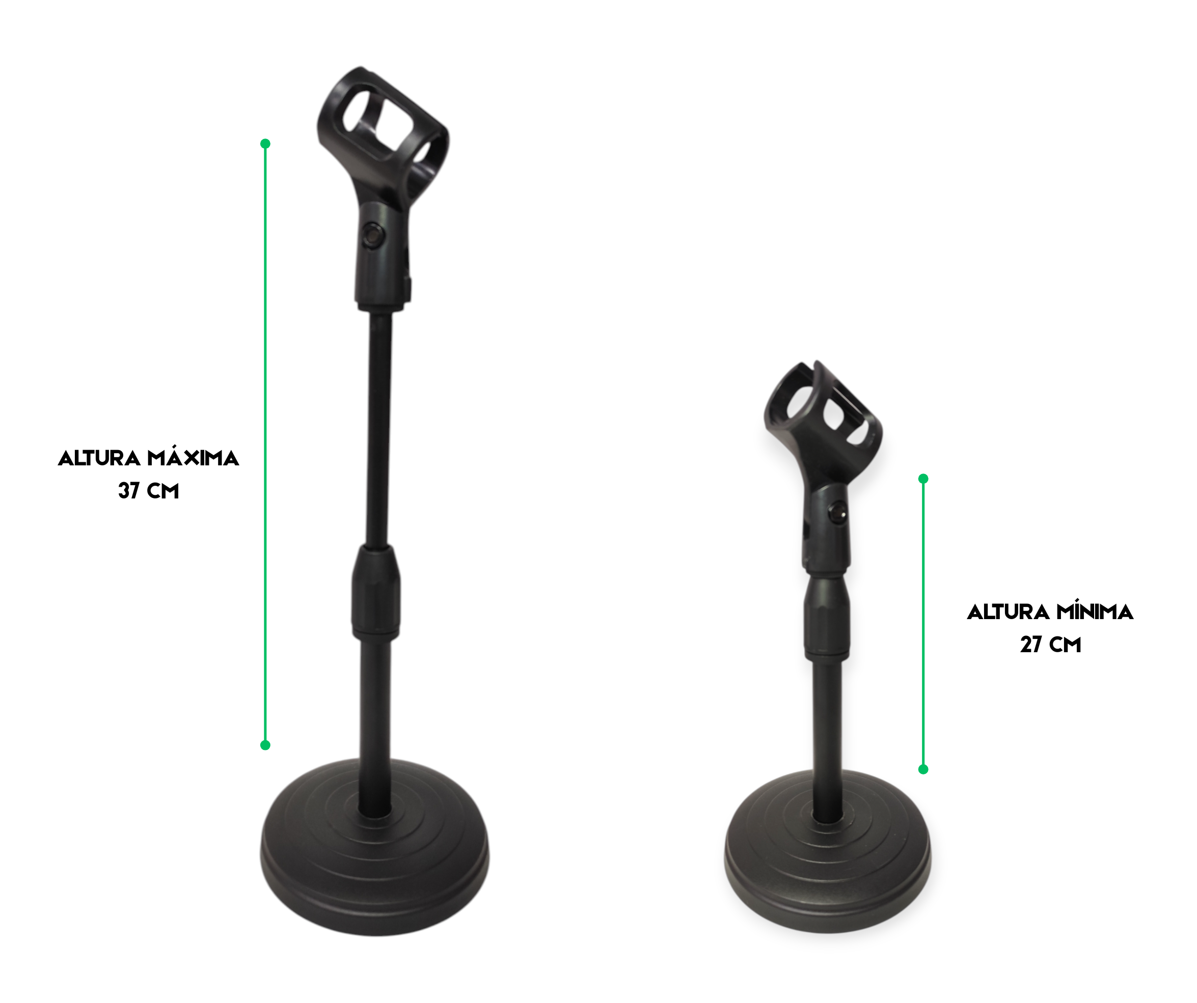 Soporte Pie Micrófono Hügel Mesa Dp32 Regulable - Imagen 2