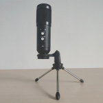 Micrófono Condenser Hügel Grabación USB Soporte Trípode - Imagen 3