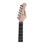 Guitarra Eléctrica Parquer Stratocaster Amarilla con Funda - Imagen 5