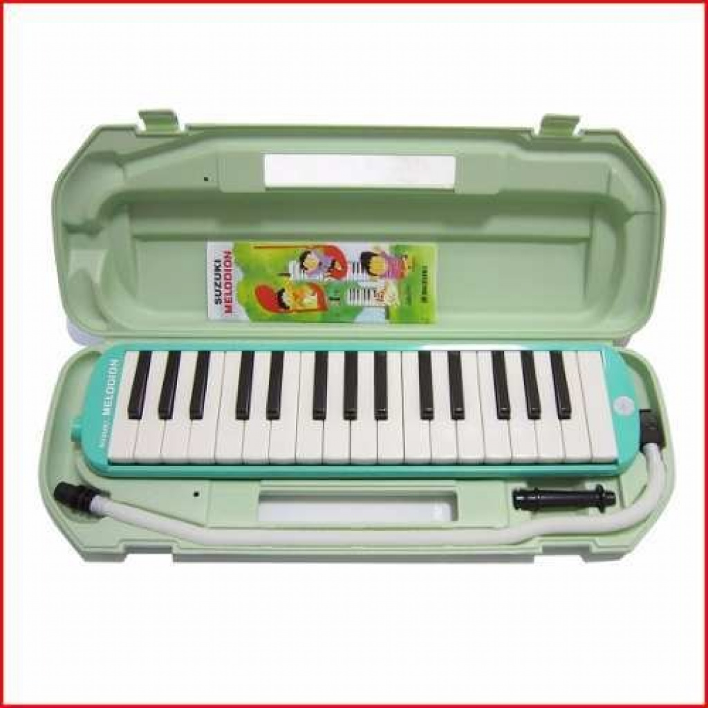 Melódica Pianica Suzuki Mx32d 32 Teclas Color Verde Music Shaker