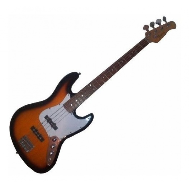 Bajo ElectRico Texas Tipo Jazz Bass Sunburst 3 Tonos - Music Shaker