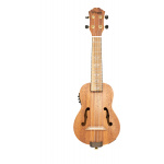 Ukelele Electroacustico Parquer Soprano de Madera con Funda