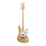 Set Bajo ElectRico Sx Jazz Bass Natural Fjb75 Funda Correa