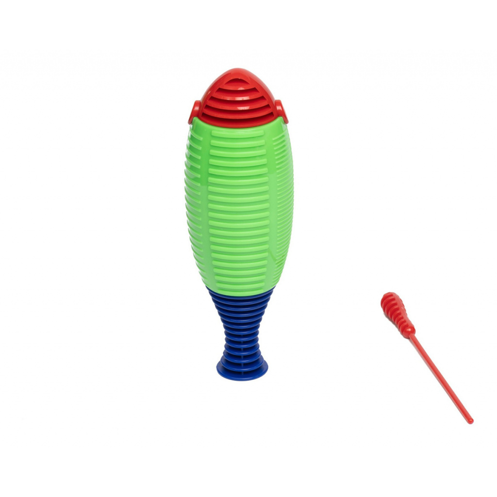 Guiro Plástico Parquer Colores Palillo Music Shaker