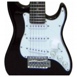 Guitarra Eléctrica P Niños Kansas Kid Rock Mini Color Negro - Imagen 2