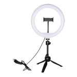 Ring Aro Luz Led Hügel Streaming USB 26cm Soporte