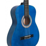 Guitarra Criolla Clasica Romulo Garcia Azul 3/4 Mediana - Imagen 2