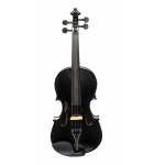 Violín Acústico Segovia Superior 4/4 Negro Macizo Arco
