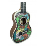 Ukelele Concierto Parquer Diseño Rio Flores Abeto Funda - Imagen 2