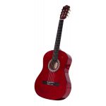 Guitarra Criolla Parquer 3/4 Niño 91 Cm Roja Funda