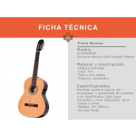 Guitarra Electrocriolla Clasica Parquer Master Ecualizador - Imagen 2