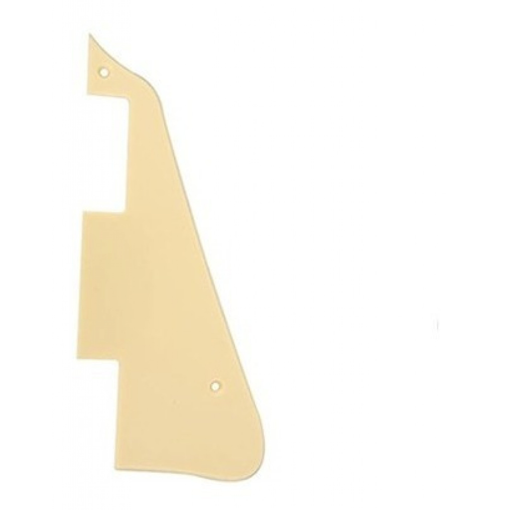 Pickguard Per Chitarra Les Paul – Crema Con Staffa Oro, Piastra Graffiante Aftermarket