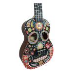 Ukelele Concierto Parquer Diseño Calavera Coco Abeto Funda - Imagen 2