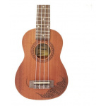 Ukelele Soprano Parquer con Funda Uk180 Marrón Oscuro - Imagen 2