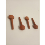 Set Mentonera Clavijas Cordal Endpin Jujube Para Violín 4/4 - Imagen 5