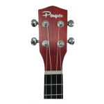Ukelele Concierto Parquer Madera Fresno Rojo Funda - Imagen 4