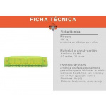 Armónica Parquer Plástico Verde 10 Celdas en Do - Imagen 2